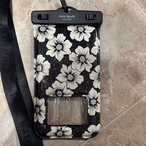 kate spade Black and White Floral Phone Case